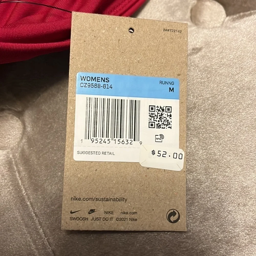 Nike raspberry colored Dri-Fit running shorts, medium, new